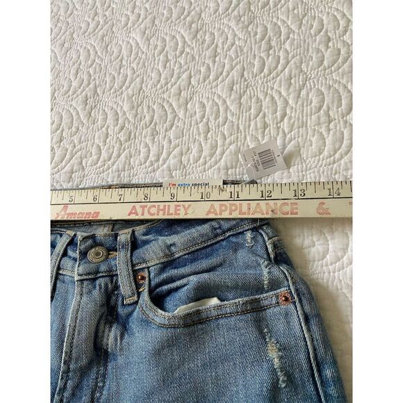 Old Navy High-Rise Curvy O.G. Straight Ankle Jeans Distressed Size 0 NWT​ - Picture 12 of 14